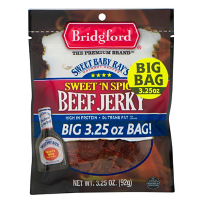 Bridgford Sweet Baby Rays Beef Jerky Sweet N Spicy - 3.25 Oz - Image 1