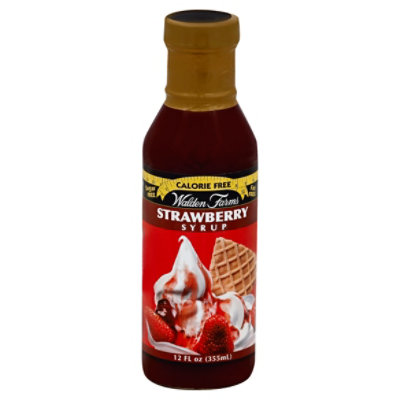 Walden Farms Syrup Calorie Free Strawberry - 12 Fl. Oz.