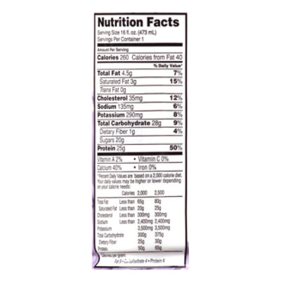 MUSCLE MILK Protein Shake Yogurt Smoothie Blueberry Flavor - 16 Fl. Oz. - Image 4