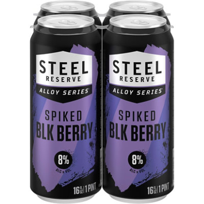 BEER BERRY ハッチバック Steel Reserve Spiked Blk Berry Flavored Malt Beverage Beer 8