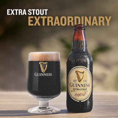 Guinness Extra Stout Beer 5.6% ABV Bottles - 12 -11.2 Oz - Image 2
