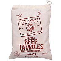 Tex Tamale Beef - 12 Count - Image 1