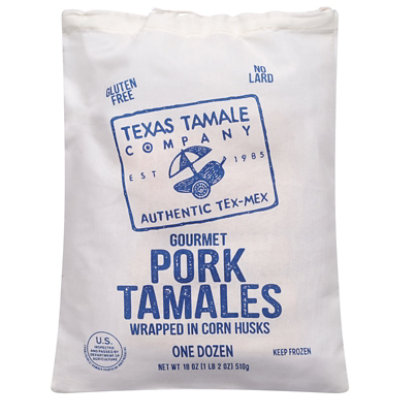 Texas Tamale Company Pork Tamales - 18 Oz