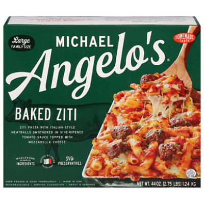 Michael Angelos Family Entrees Baked Ziti W/ Meatballs - 44 Oz - Image 1