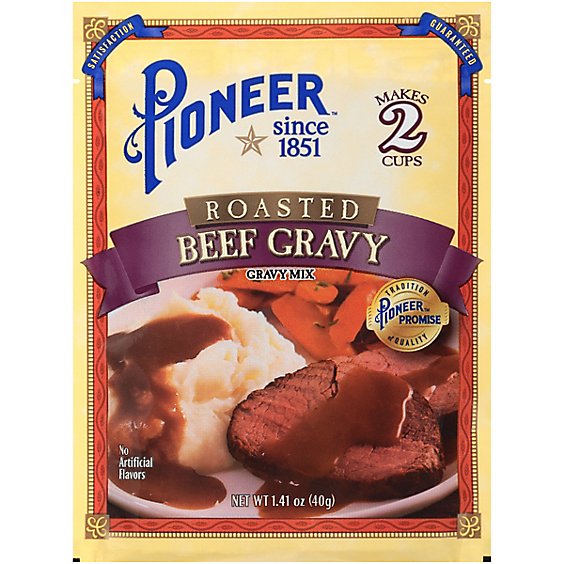 Pioneer Brand Gravy Mix Roasted Beef Gravy - 1.41 Oz
