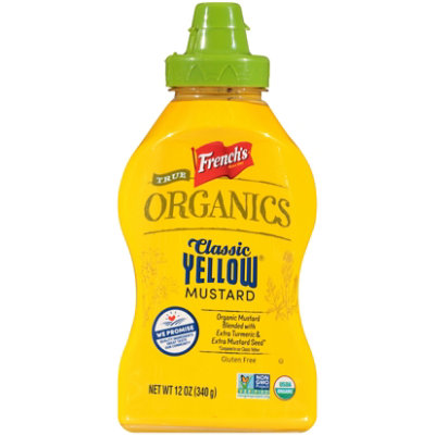 French's True Organics Classic Yellow Mustard - 12 Oz - Image 1