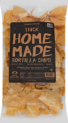 Sabor Mexicano Corn Chips Home Made Thick Bag - 12 Oz - Image 2