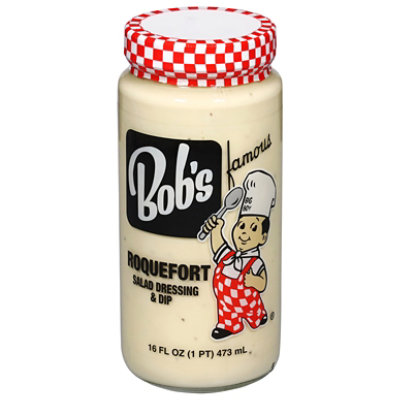 Bobs Famous Salad Dressing Roquefort Dressing - 16 Oz