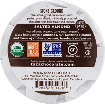 Taza Chocolate Disc Salted Almond - 2.7 Oz - Image 3