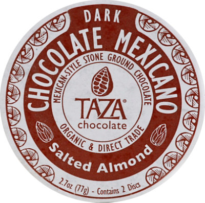 Taza Chocolate Disc Salted Almond - 2.7 Oz - Image 2