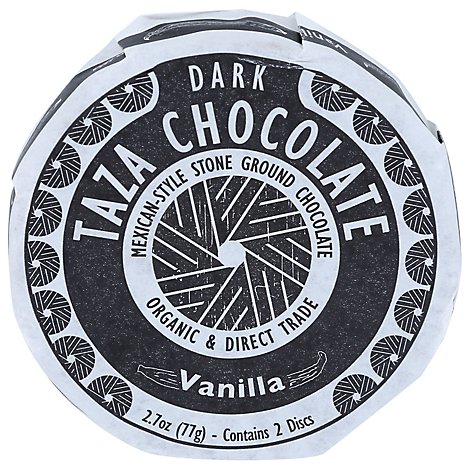 Taza Chocolate Disc Vanilla - 2.7 Oz