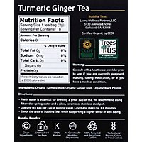 Buddha Teas Herbal Tea Organic Turmeric Ginger Bags - 18 Count - Image 3