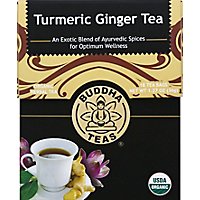 Buddha Teas Herbal Tea Organic Turmeric Ginger Bags - 18 Count - Image 2