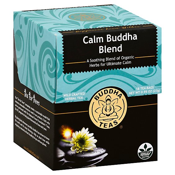Buddha Teas Herbal Tea Organic Buddha Blend  - 18 Count