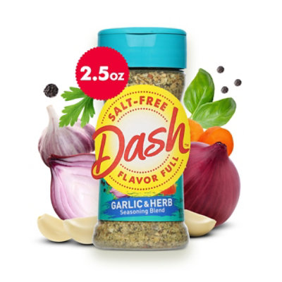Dash Seasoning Blend Salt Free Garlic & Herb - 2.5 Oz - Image 2