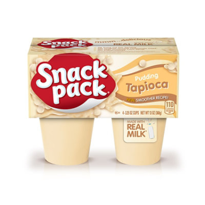 Snack Pack Tapioca Pudding - 4-3.5 Oz - Image 1