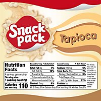 Snack Pack Pudding Tapioca - 4-3.5 Oz - Image 4