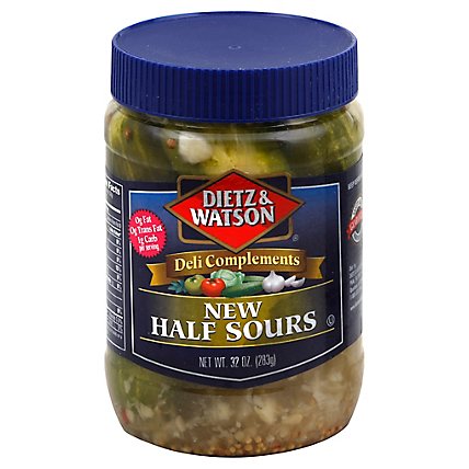 Dietz & Watson Pickles Half Sour - 32 Oz - Image 1