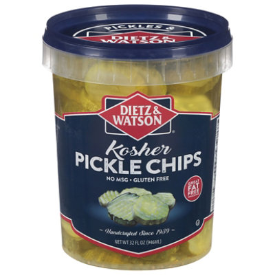 Dietz & Watson Kosher Pickle Chips - 32 Oz - Image 3