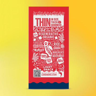 Lundberg Family Farms Regenerative Organic Certified Red Rice & Quinoa Thin Stackers - 6 Oz - Image 8