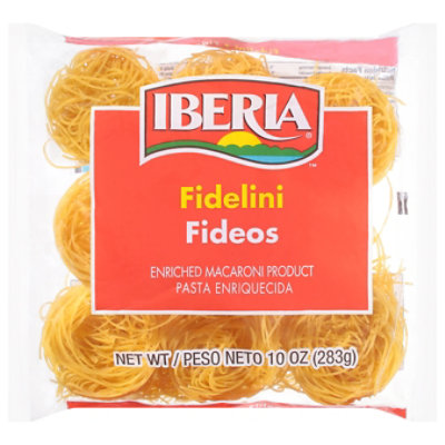 Iberia Macaroni Fidelini Enriched Bag - 10 Oz - Image 3