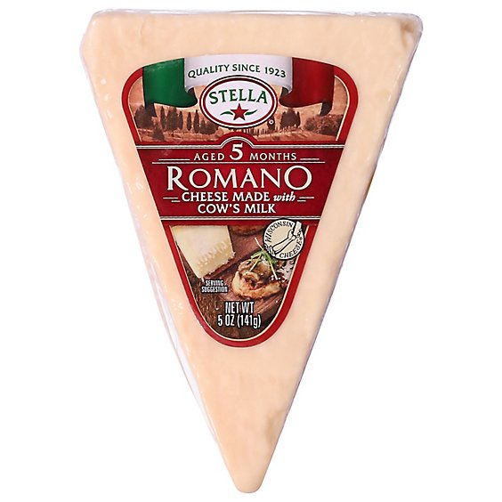 Stella Romano Cheese Wedge - 5 Oz