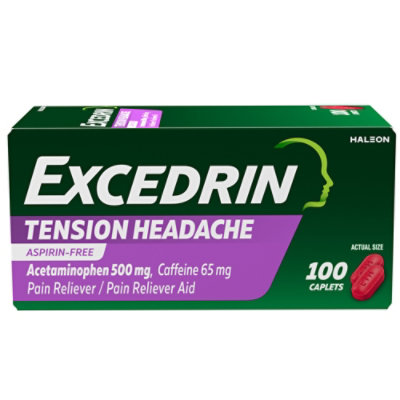 Excedrin Tension Headache Caplets - 100 Count - Image 1