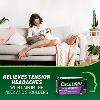 Excedrin Tension Headache Caplets - 100 Count - Image 5