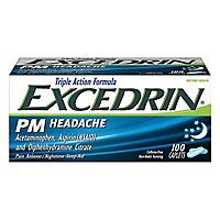 Excedrin PM Headache Caplets - 100 Count - Image 3