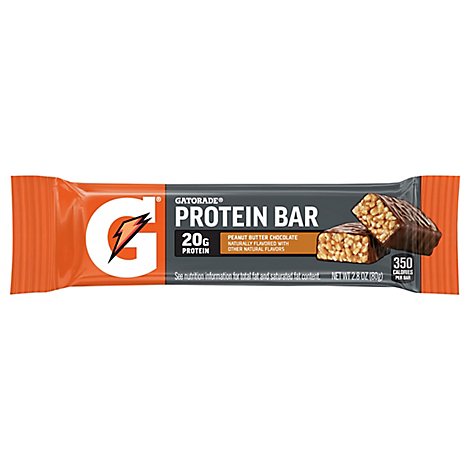 Gatorade Protein Bar Whey Peanut Butter Chocolate - 2.8 Oz