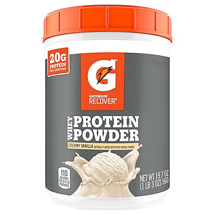 Gatorade Protein Powder Vanilla Low Carb - 19.75 Oz - Image 2