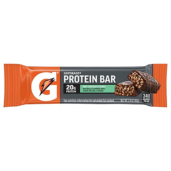 Gatorade Protein Bar Whey Protein Mint Chocolate Crunch - 2.8 Oz