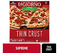 DIGIORNO Pizza Classic Thin Crust Supreme Frozen - 24.8 Oz