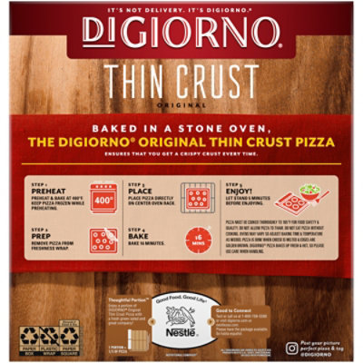 DIGIORNO Pizza Thin Crust Pepperoni Frozen - 22.19 Oz - Image 6