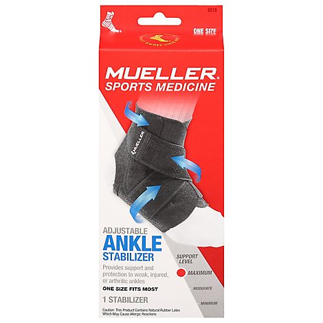Mueller Ankle Stabilizer Adjustable Maximum Support Level - Each