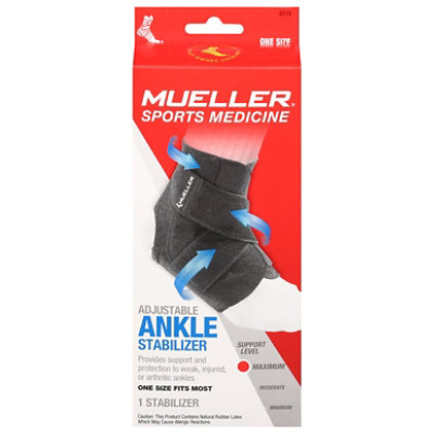 Mueller Ankle Stabilizer Adjustable Maximum Support Level - Each