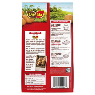 Ore-Ida Crispy Mini Tater Tots Seasoned Shredded Potatoes - 28 Oz - Image 8