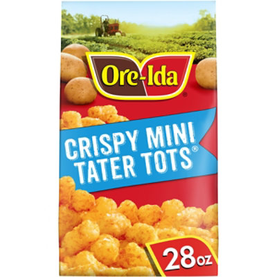 Ore-Ida Crispy Mini Tater Tots Seasoned Shredded Potatoes - 28 Oz - Image 1