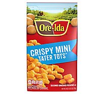 Ore-Ida Mini Tater Tots Seasoned Shredded Frozen Potatoes Bag - 28 Oz