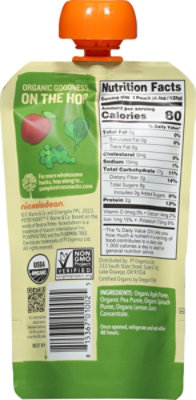 Peter Rabbit Organics Snack Vegetable Fruit Pea Spinach & Apple - 4.4 Oz - Image 6