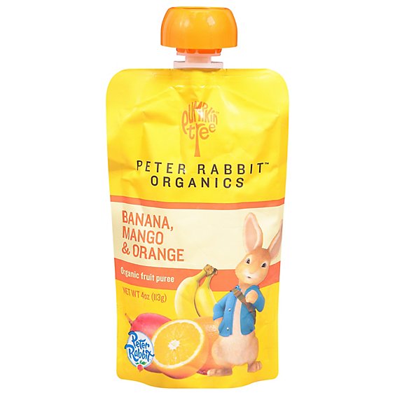 Peter Rabbit Organics Snack Fruit Pure Mango Banana & Orange - 4 Oz