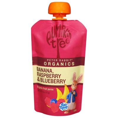 Peter Rabbit Organics Snack Fruit Pure Raspberry Banana & Blueberry - 4 Oz - Image 3