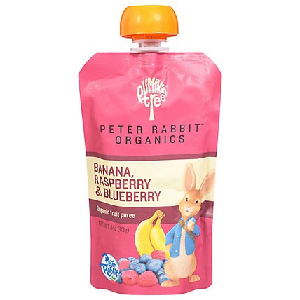 Peter Rabbit Organics Snack Fruit Pure Raspberry Banana & Blueberry - 4 Oz - Image 2