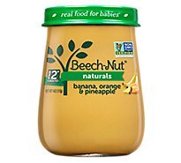 Beech-Nut Naturals Baby Food Stage 2 Banana Orange & Pineapple - 4 Oz