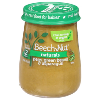 Beech-Nut Naturals Stage 2 Peas Green Beans & Asparagus Baby Food - 4 Oz - Image 2