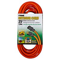 Prime Extension Cord Orange 25 Feet - Each - Image 1