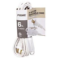Prime Household Cord 3 Outlet 6 Feet - Each - Image 1