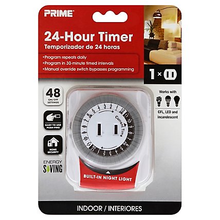 Prime Auto Timer Ez Plug 24 Hr - Each - Image 1