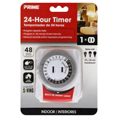 Prime Auto Timer Ez Plug 24 Hr - Each - Image 1