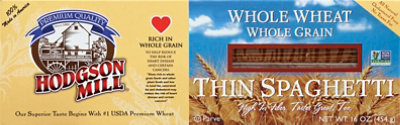 Hodgson Mill Pasta Whole Wheat Whole Grain Thin Spaghetti Box - 16 Oz - Image 2